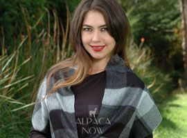Woven & Brushed Buffalo Baby Alpaca Scarf