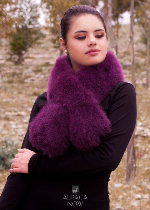 PREMIUM Baby Alpaca Fur Stole