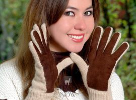 Alpaca Double Layer Driving Gloves
