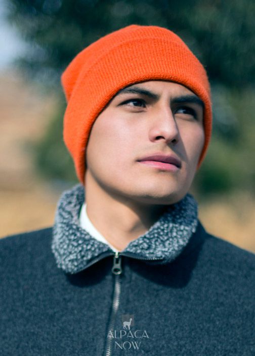 Double Knit Alpaca HUNTER Hat