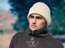 Men's Double Knit English Alpaca Hat