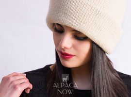 Women's Double Knit English Alpaca Hat
